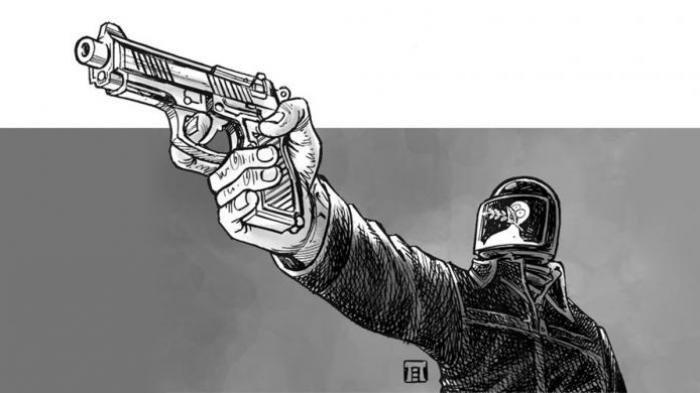 ILUSTRASI GANGSTER - Aksi pencuilikan dan pemerasan terjadi di Bali