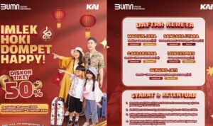 Diskon 50% Tiket KA PT KAI Selama Libur Imlek 2025: Syarat dan Ketentuan Promosi