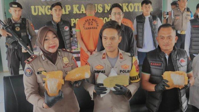 Polres Bogor Berhasil Menangkap Pengedar Narkoba di Cilodong Depok dan Mengamankan Sabu Senilai Rp 7 Miliar