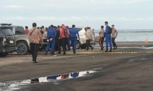 Tim Gabungan Mencari Mobil Brigjen TNI yang Tenggelam di Laut Marunda