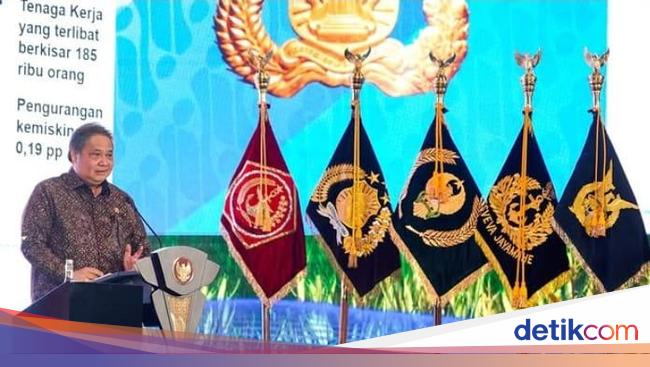 Airlangga Ungkap Strategi Peningkatan Ekonomi Hingga 8% di Hadapan Para Pimpinan TNI-Polri