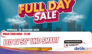 Penawaran Spesial Smart TV 65 Inch Diskon Rp 3 Jutaan Hanya di Transmart Full Day Sale