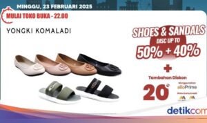Diskon Heboh Sepatu dan Sandal di Transmart Full Day Sale