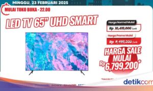 Hadirkan Promo Spesial di Transmart, Diskon TV LED 65 Inch hingga Rp 3,6 Juta!