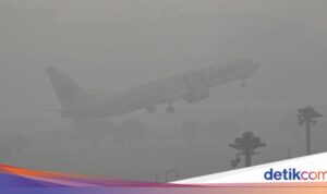 Suasana Kabut Polusi di Bandara Don Muang Bangkok