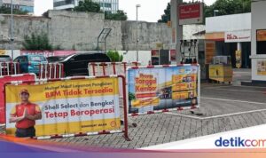Stok BBM Kosong di SPBU Shell, Belum Dijual