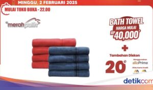 Super Hemat! Diskon Handuk Besar di Transmart Full Day Sale