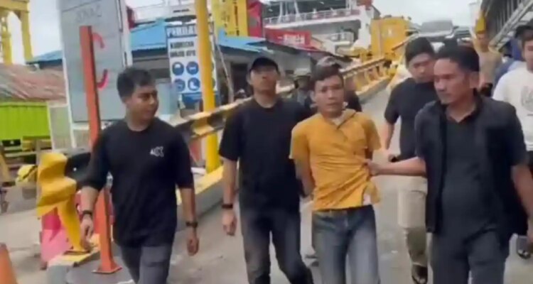 Penangkapan Penembak Hansip Cakung di Atas Kapal Laut pasca Melarikan Diri ke Lampung