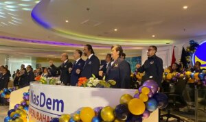 Perayaan Puncak HUT ke-14 NasDem: Kehadiran Surya Paloh dan Ahmad Sahroni