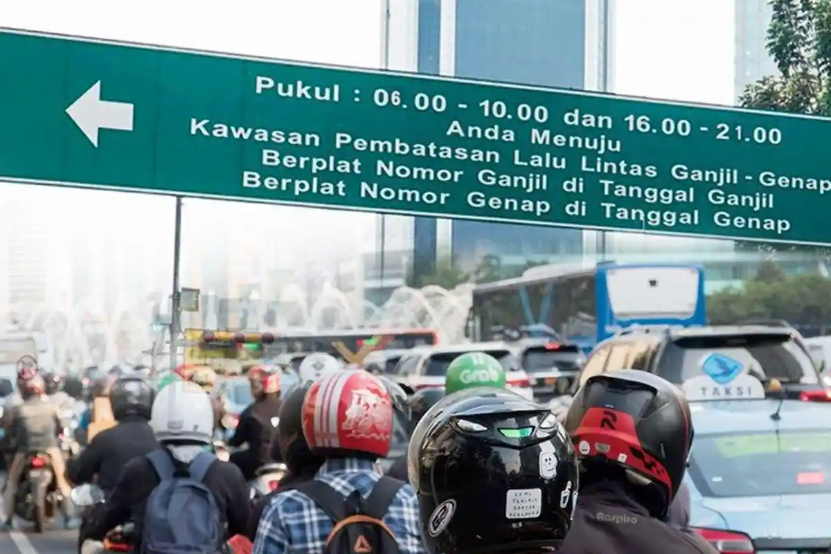 Aturan Pelat Genap Ganjil Berlaku di Jakarta pada Hari Selasa 11 November