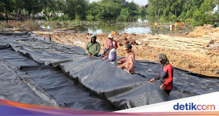 Membangun Tanggul Perlindungan Permukiman di Dumai dengan Anggaran Rp12 Miliar