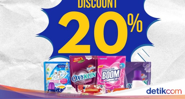 Promo Spesial Aneka Detergen Cair Diskon 20% di Transmart Full Day Sale!