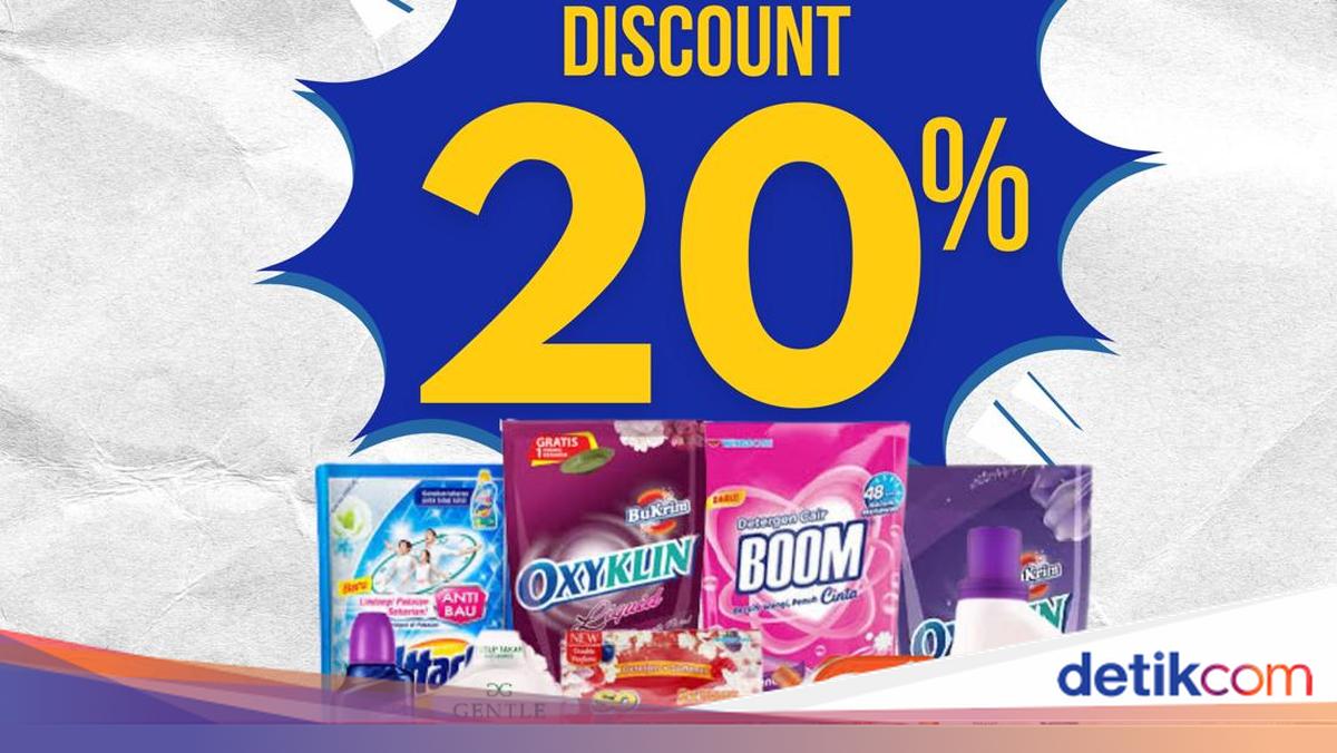Promo Spesial Aneka Detergen Cair Diskon 20% di Transmart Full Day Sale!
