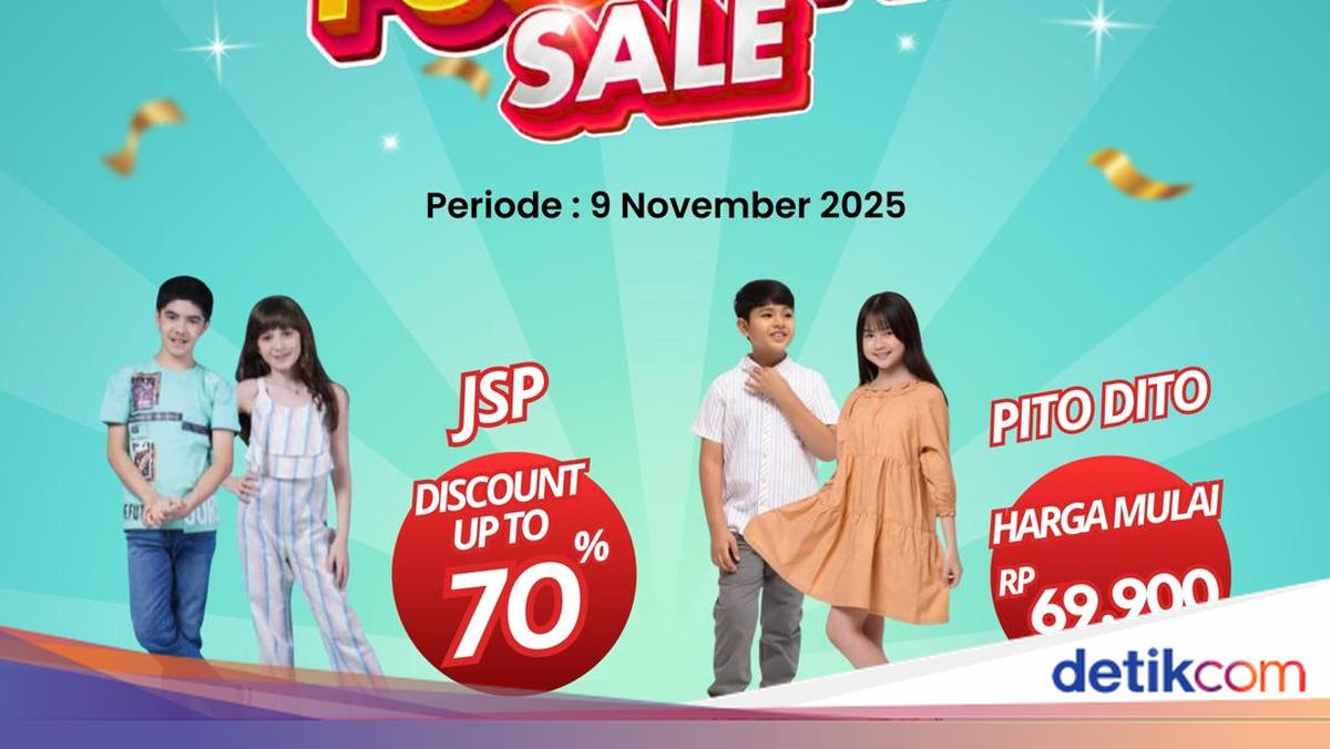 Buru Diskon Hingga 70% di Transmart Full Day Sale untuk Pakaian Anakmu